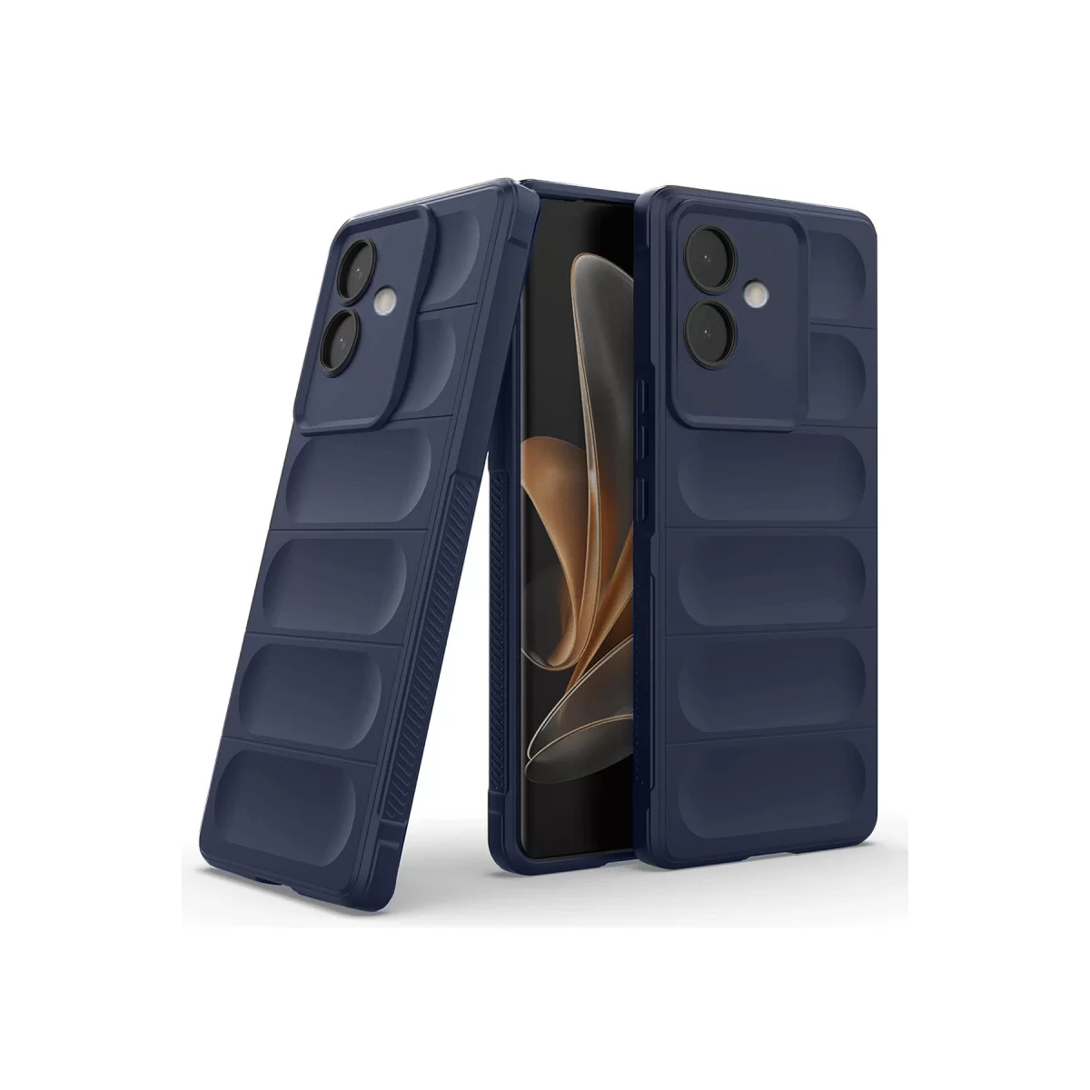 Newface Oppo A3 Kılıf Optimum Silikon - Lacivert