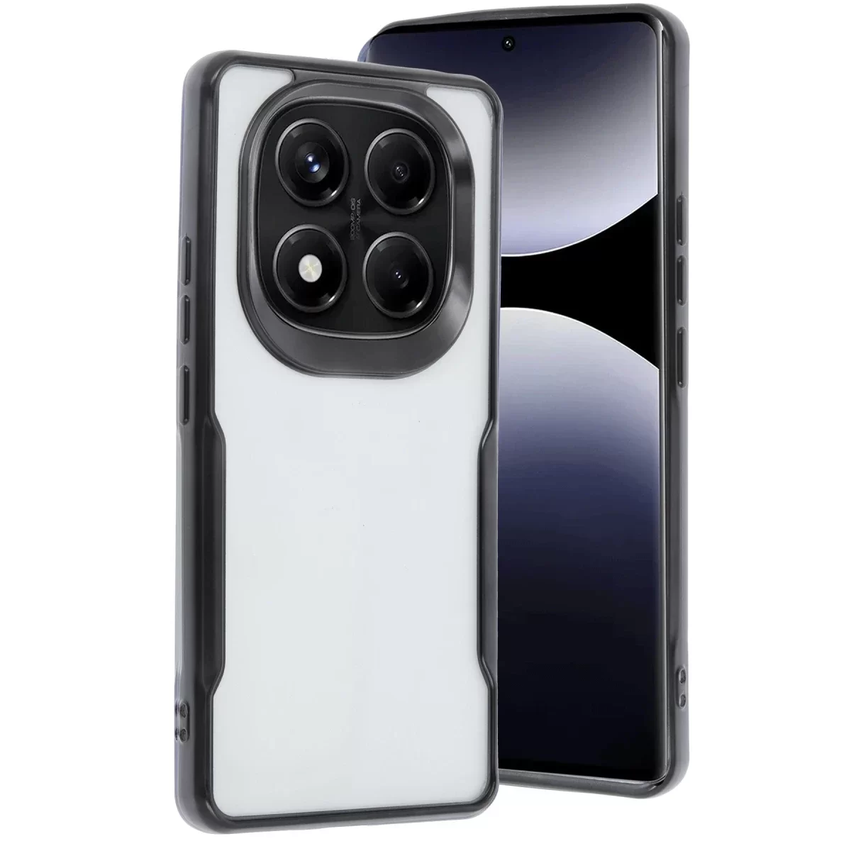 Newface Xiaomi Redmi Note 14 Pro Plus Kılıf Boyi Silikon Kapak - Siyah