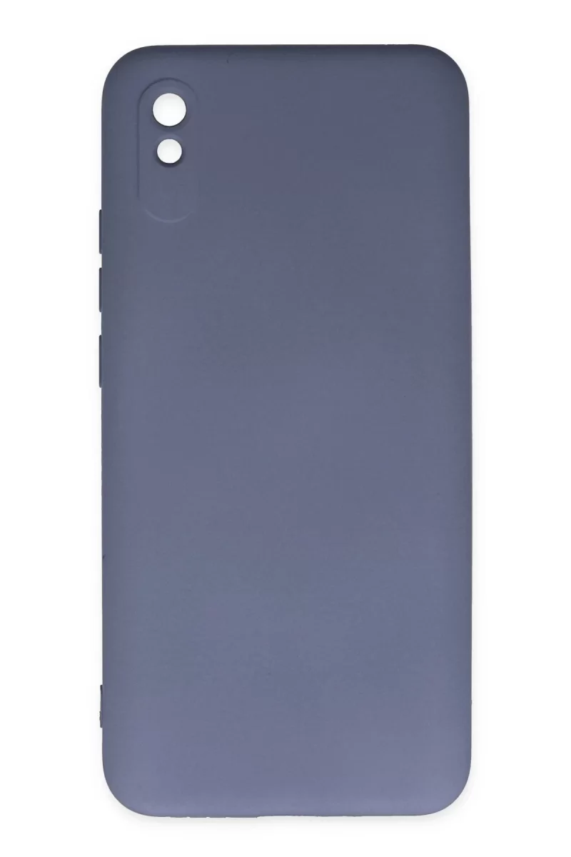 Newface Xiaomi Redmi 9A Kılıf Nano içi Kadife Silikon - Gri