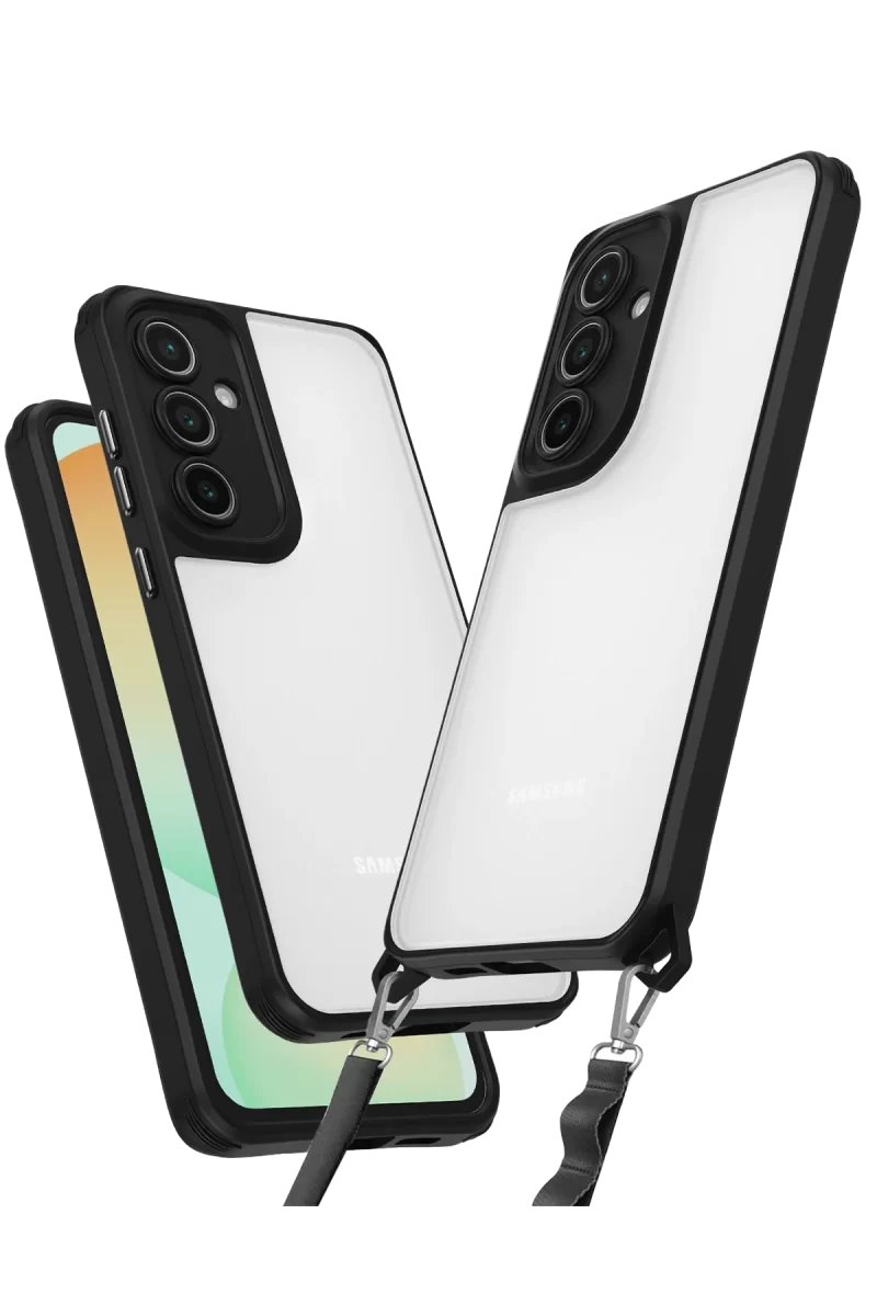 Newface Samsung Galaxy A14 4G Kılıf Penta Silikon Kılıf - Siyah