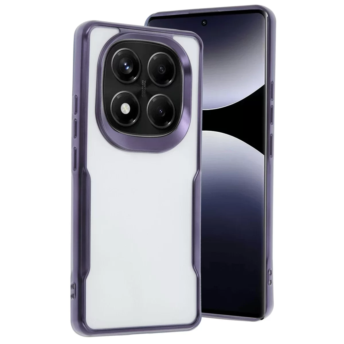 Newface Xiaomi Redmi Note 14 Pro Plus Kılıf Boyi Silikon Kapak - Derin Mor