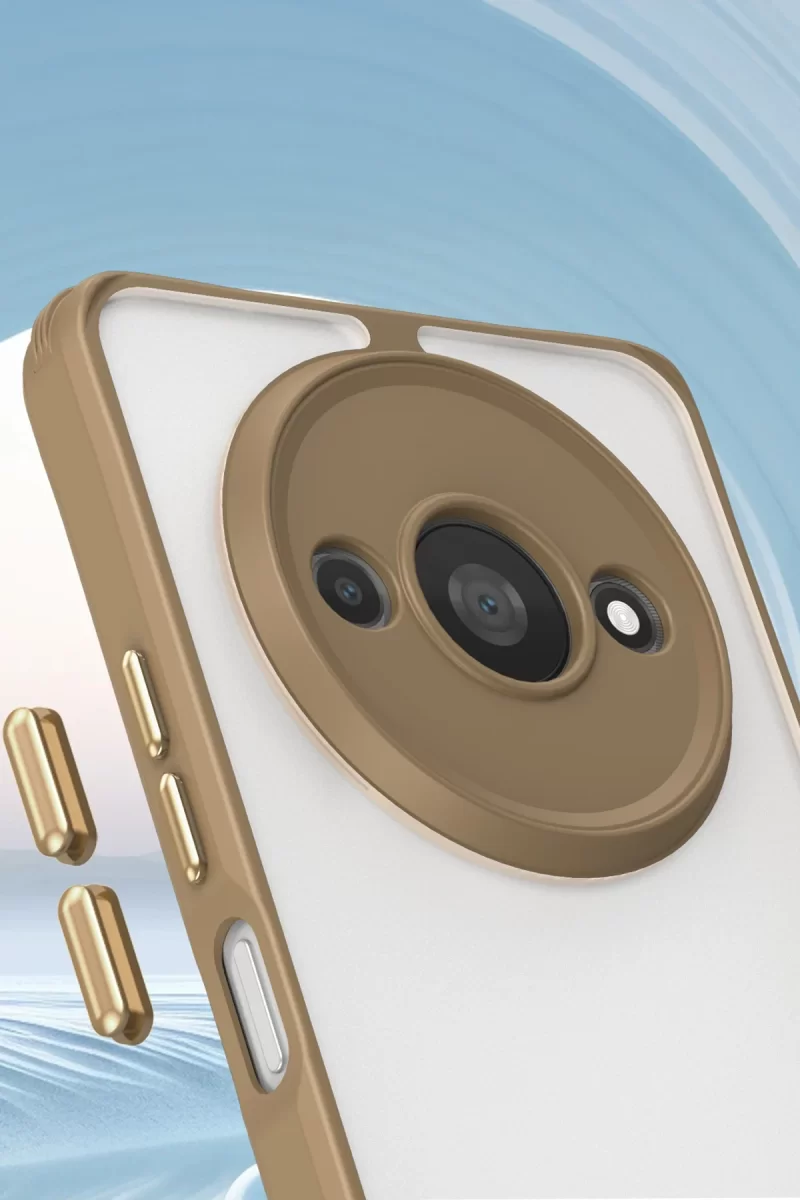 Newface Xiaomi Redmi A3 4G Kılıf Penta Silikon Kılıf - Çöl Titanyum