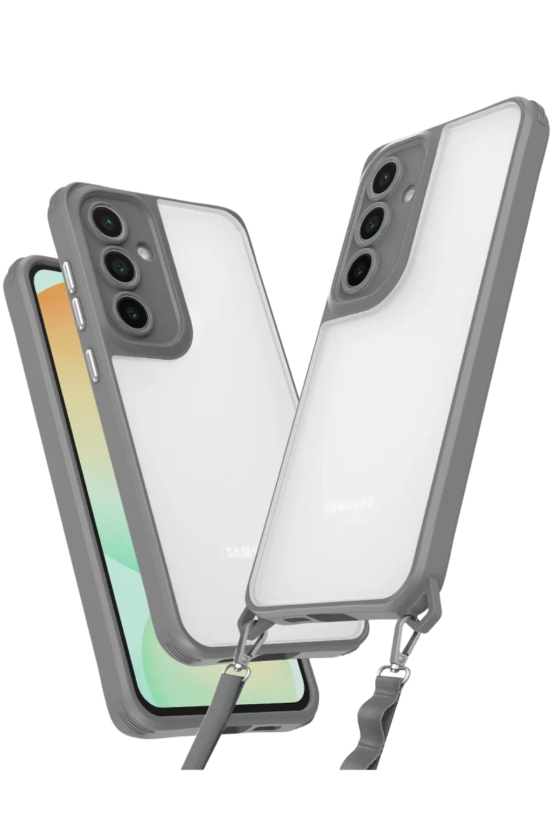 Newface Samsung Galaxy A14 4G Kılıf Penta Silikon Kılıf - Titan Gri