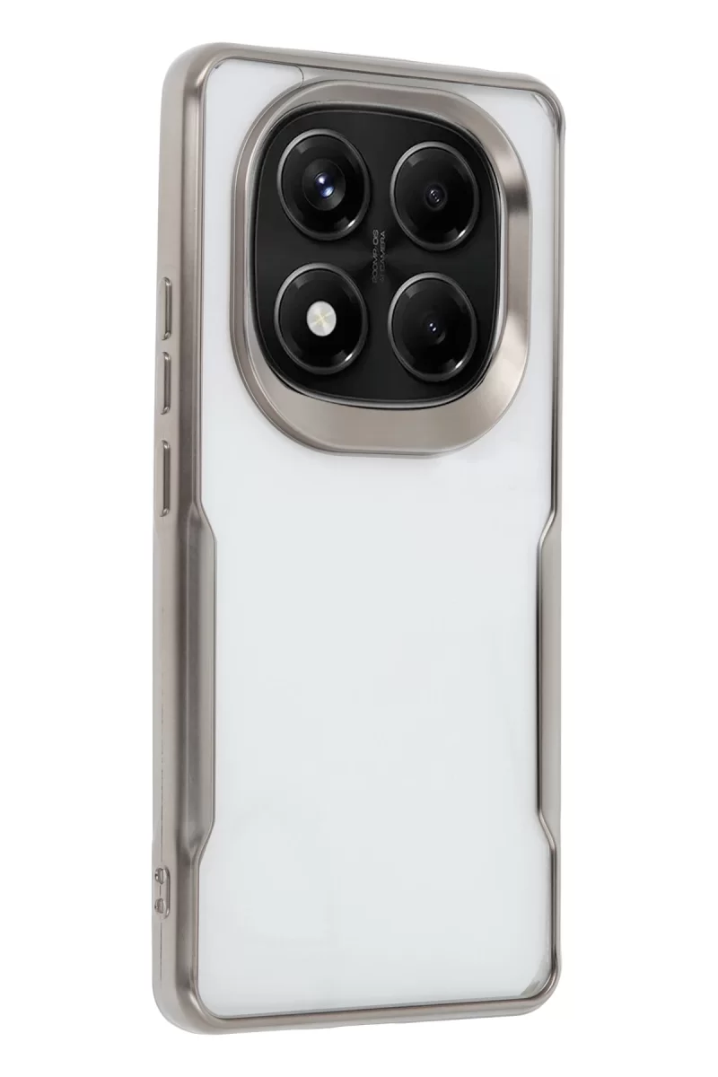 Newface Xiaomi Redmi Note 14 Pro Plus Kılıf Boyi Silikon Kapak - Titan Gri