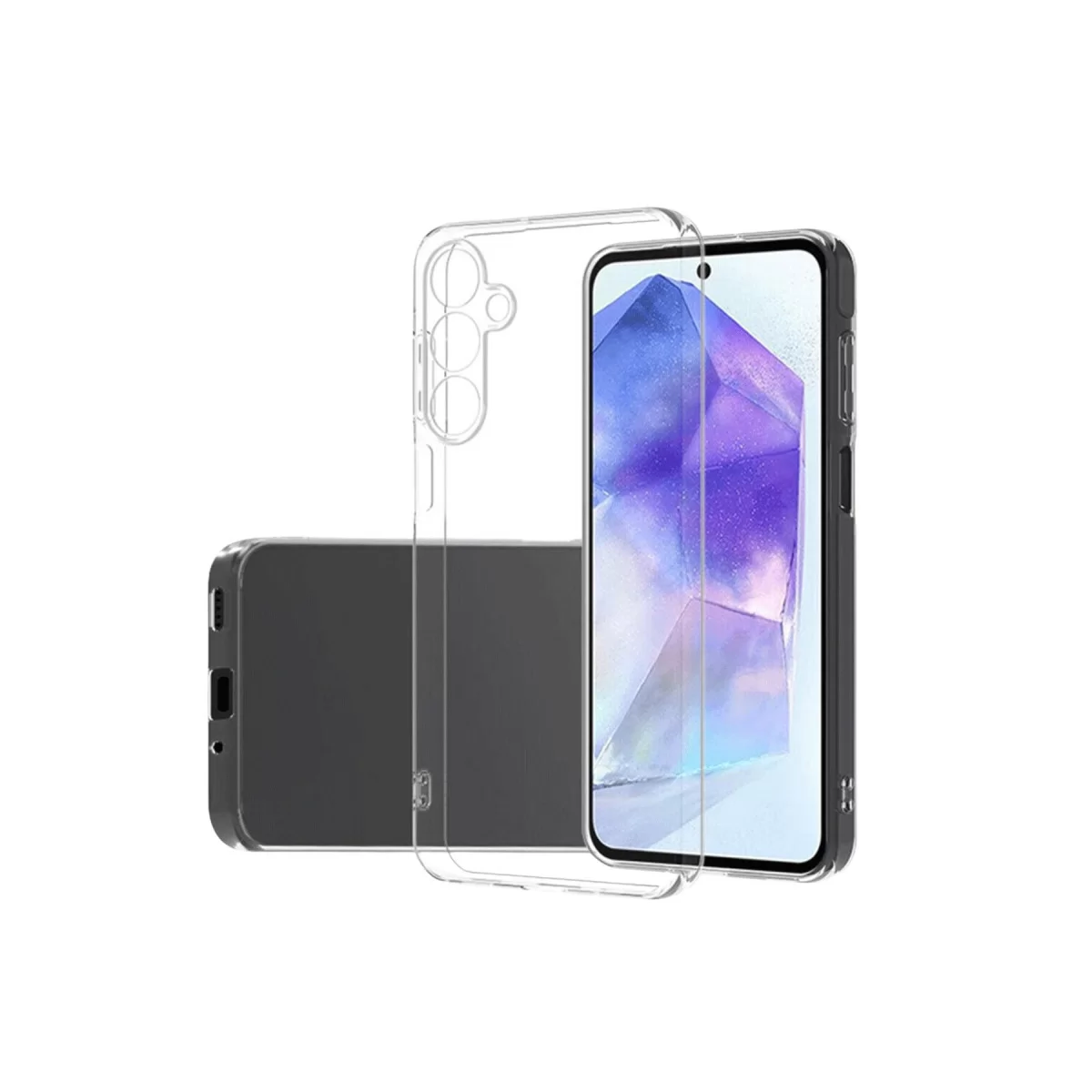 Newface Samsung Galaxy A26 Kılıf Lüx Şeffaf Silikon