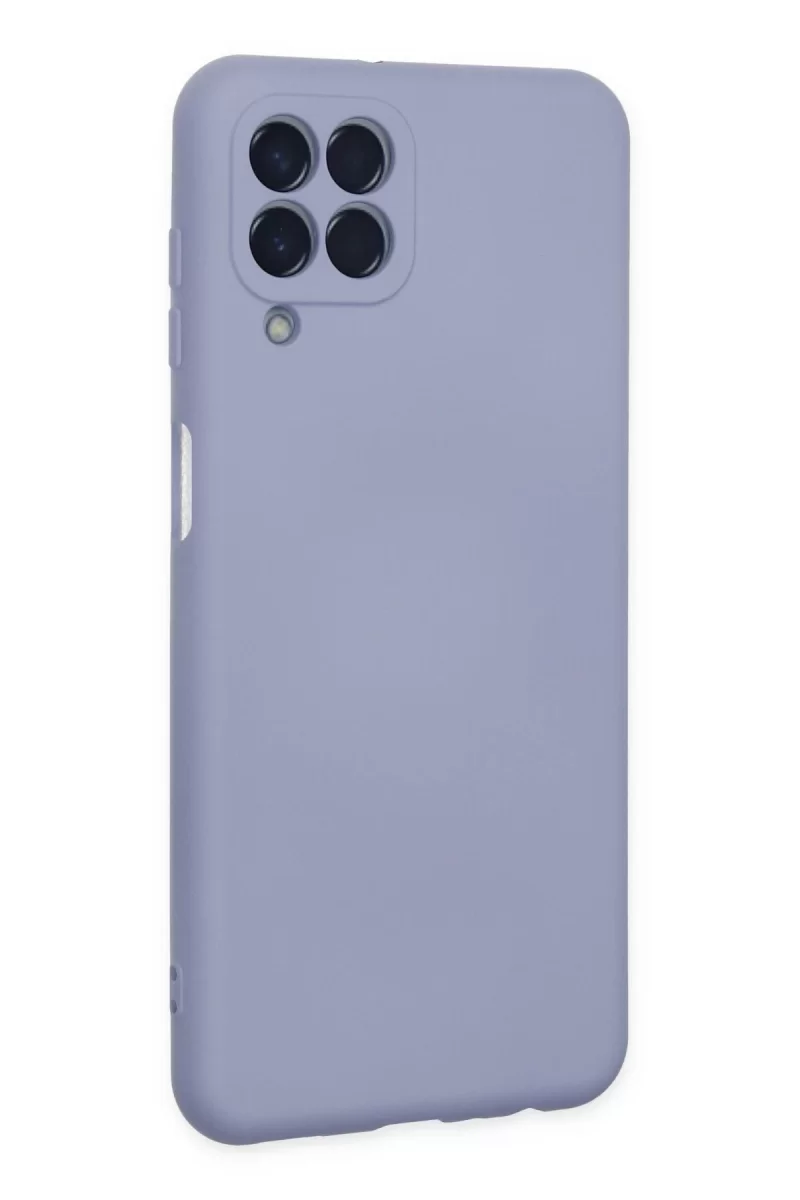 Newface Samsung Galaxy M33 Kılıf Nano içi Kadife Silikon - Lila