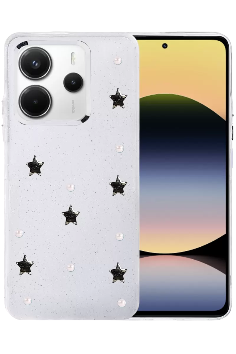 Newface Xiaomi Redmi Note 14 4G Fiyonk Desenli Kapak - Desen 7