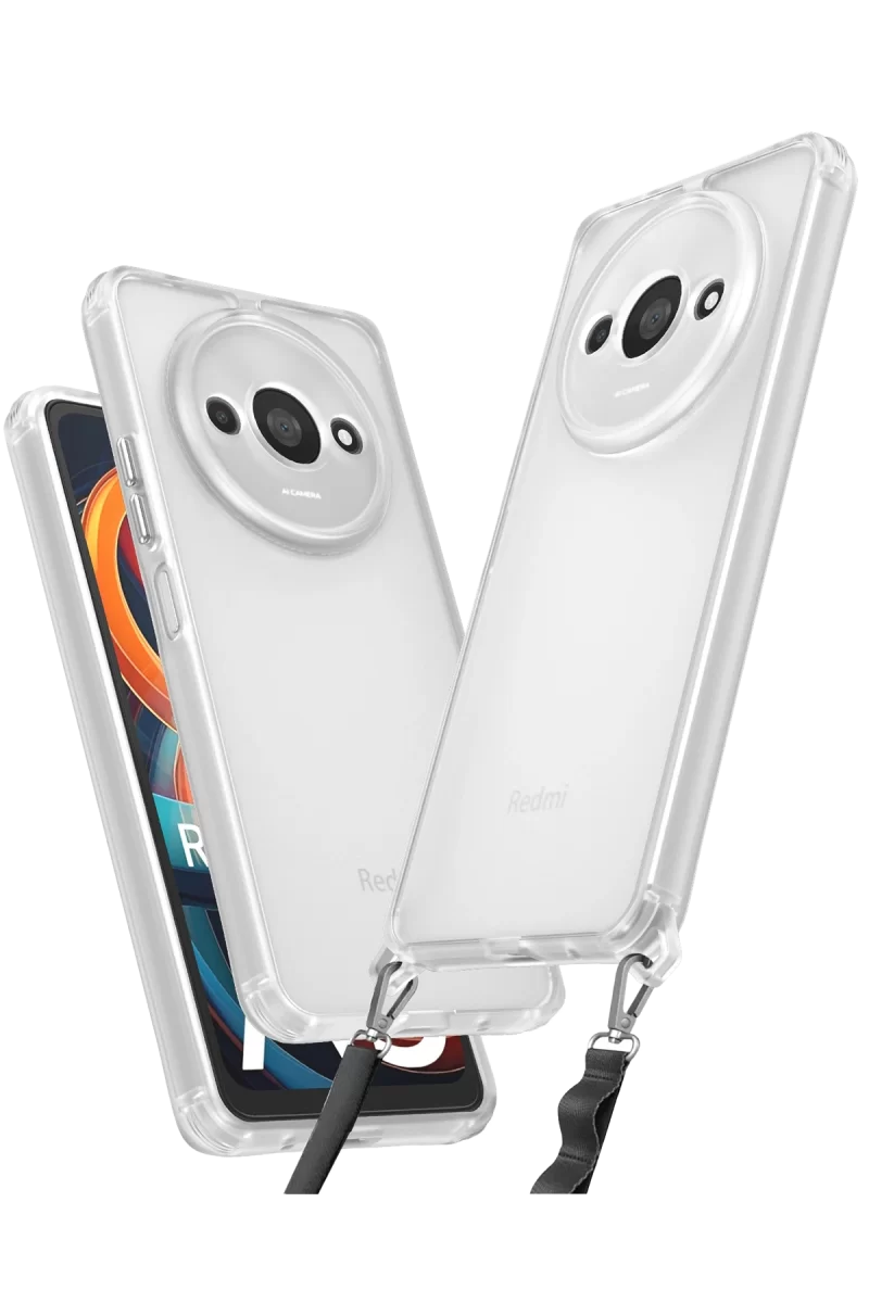 Newface Xiaomi Redmi A3 4G Kılıf Penta Silikon Kılıf - Şeffaf