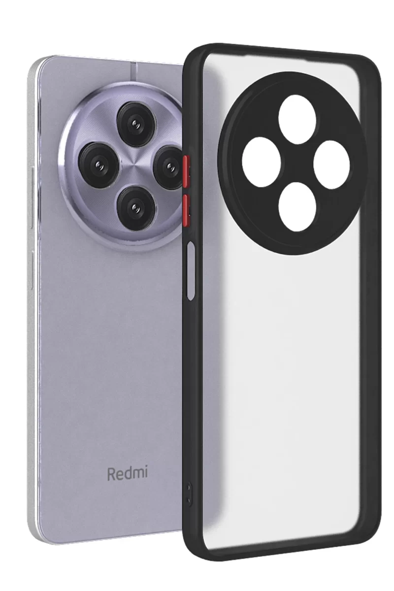 Newface Xiaomi Redmi 14C Kılıf Montreal Silikon Kapak - Siyah