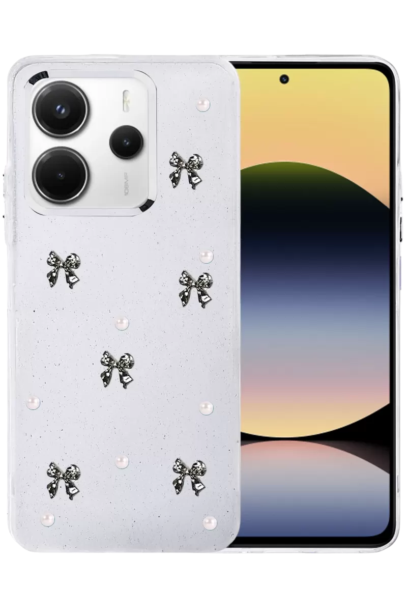 Newface Xiaomi Redmi Note 14 4G Fiyonk Desenli Kapak - Desen 8