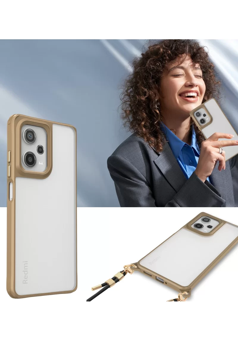 Newface Xiaomi Redmi Note 12 Pro 5G Kılıf Penta Silikon Kılıf - Şeffaf