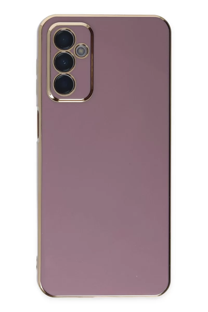 Newface Samsung Galaxy M23 Kılıf Volet Silikon - Mor