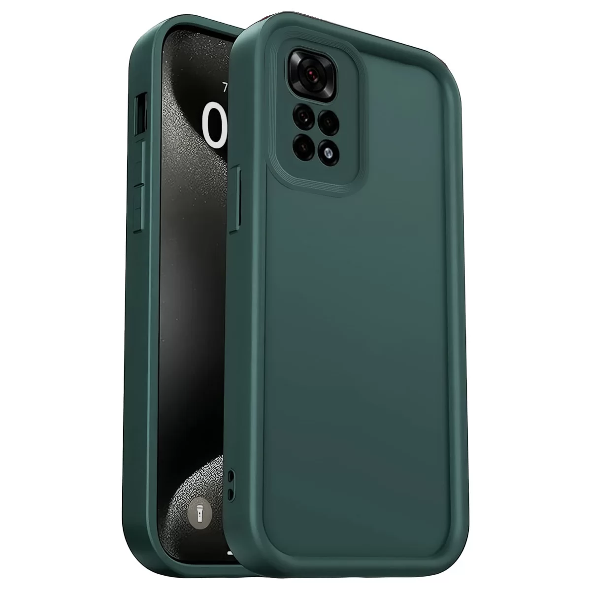 Newface Xiaomi Redmi 10 2022 Kılıf Viera Silikon - Koyu Yeşil