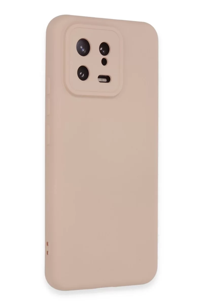 Newface Xiaomi Mi 13 Kılıf Nano içi Kadife Silikon - Pudra