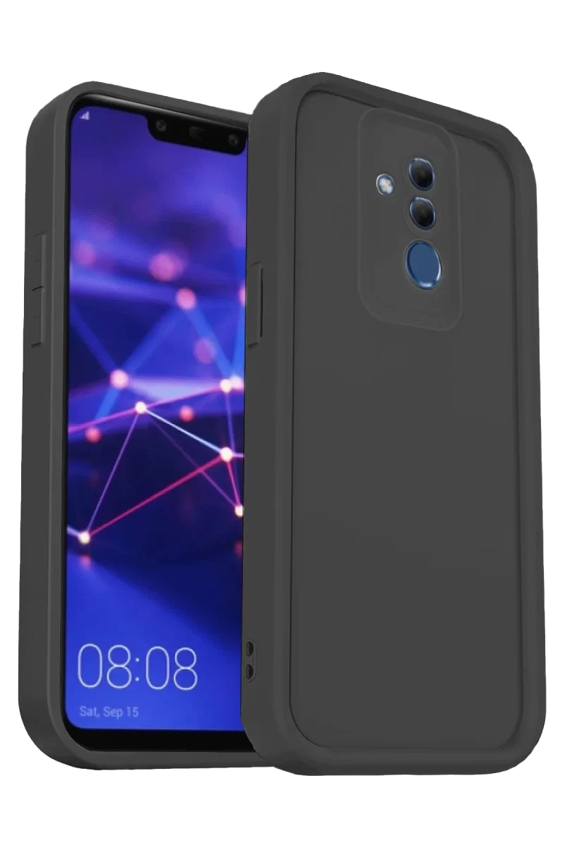 Newface Huawei Mate 20 Lite Kılıf Viera Silikon - Siyah