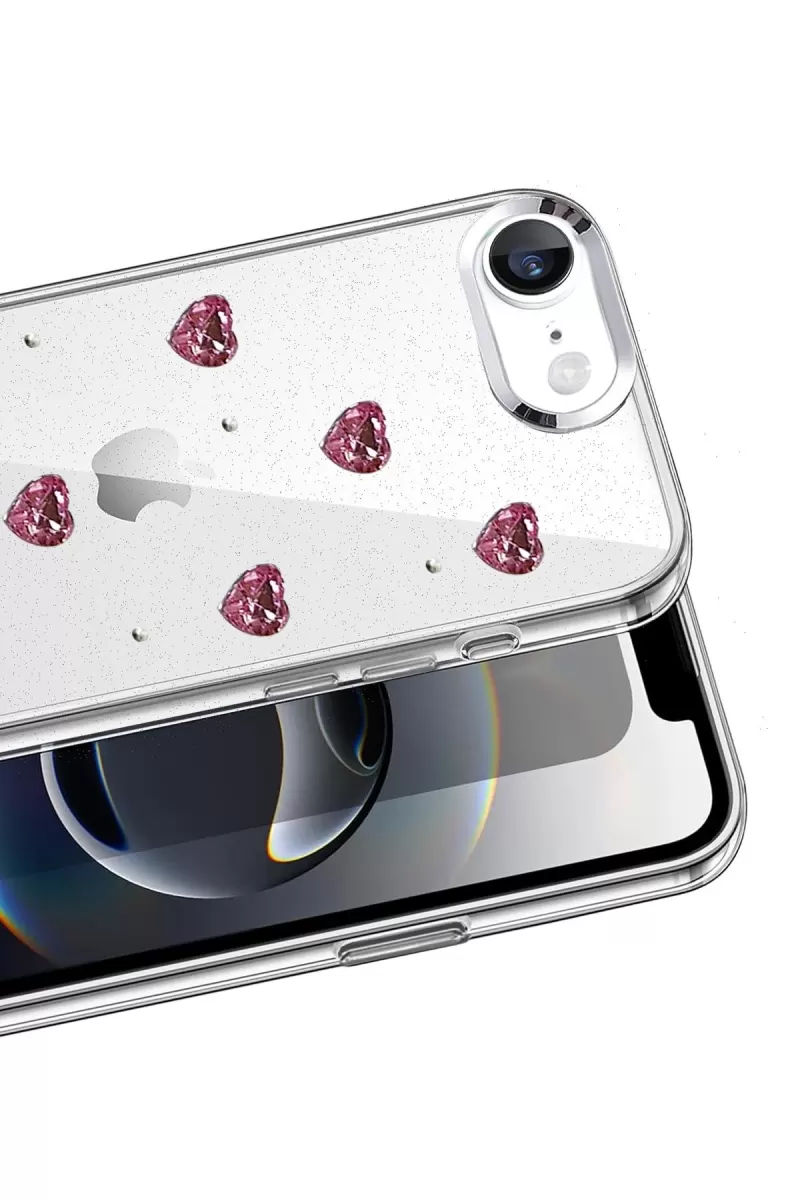 Newface Apple iPhone 16E Fiyonk Desenli Kapak - Desen 3