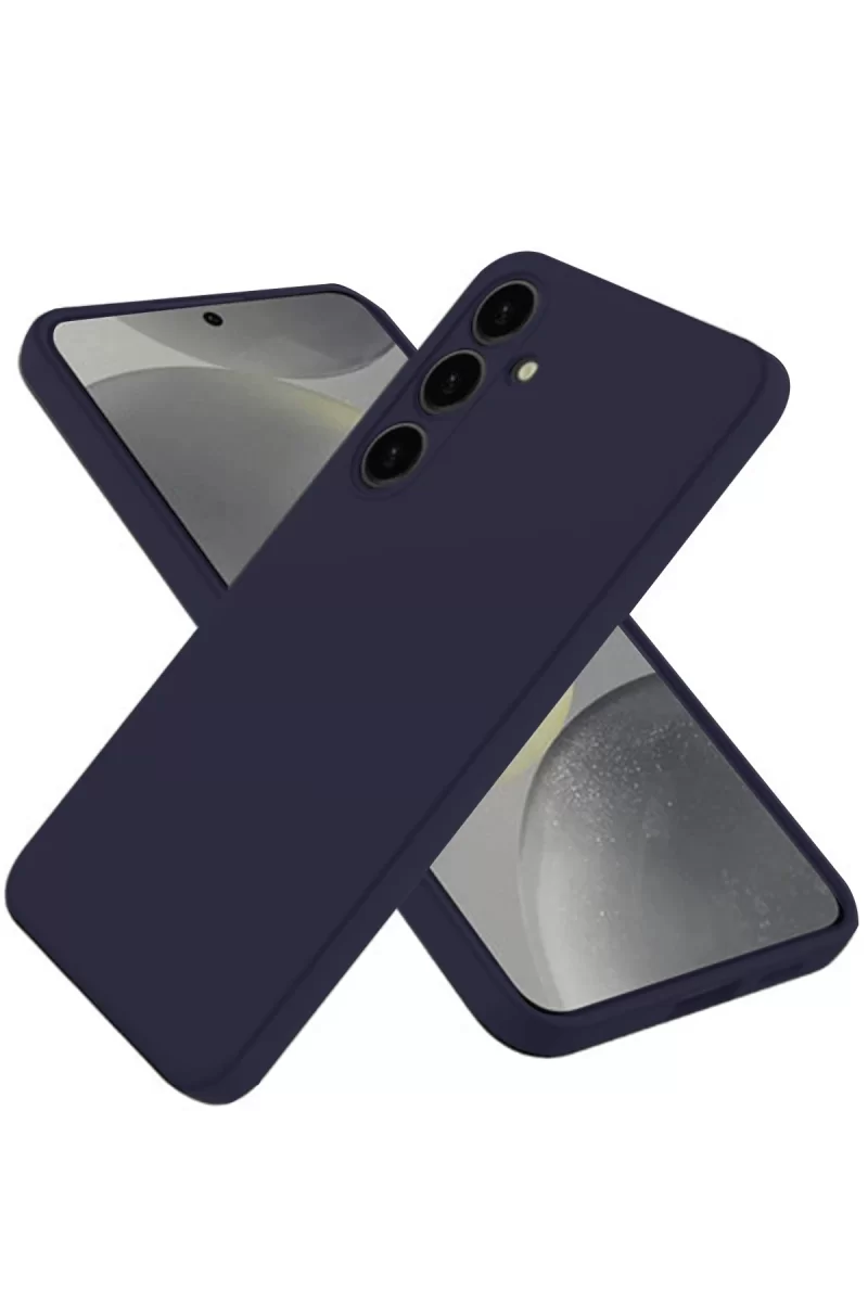 Newface Samsung Galaxy A56 Kılıf Nano içi Kadife Silikon - Lacivert