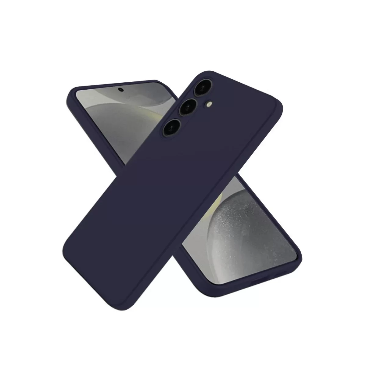 Newface Samsung Galaxy A56 Kılıf Nano içi Kadife Silikon - Lacivert