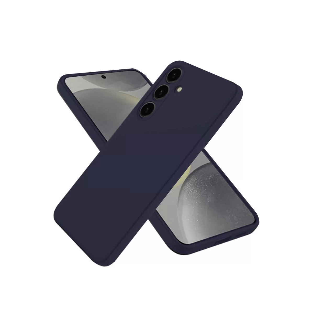 Newface Samsung Galaxy A56 Kılıf Nano içi Kadife Silikon - Lacivert