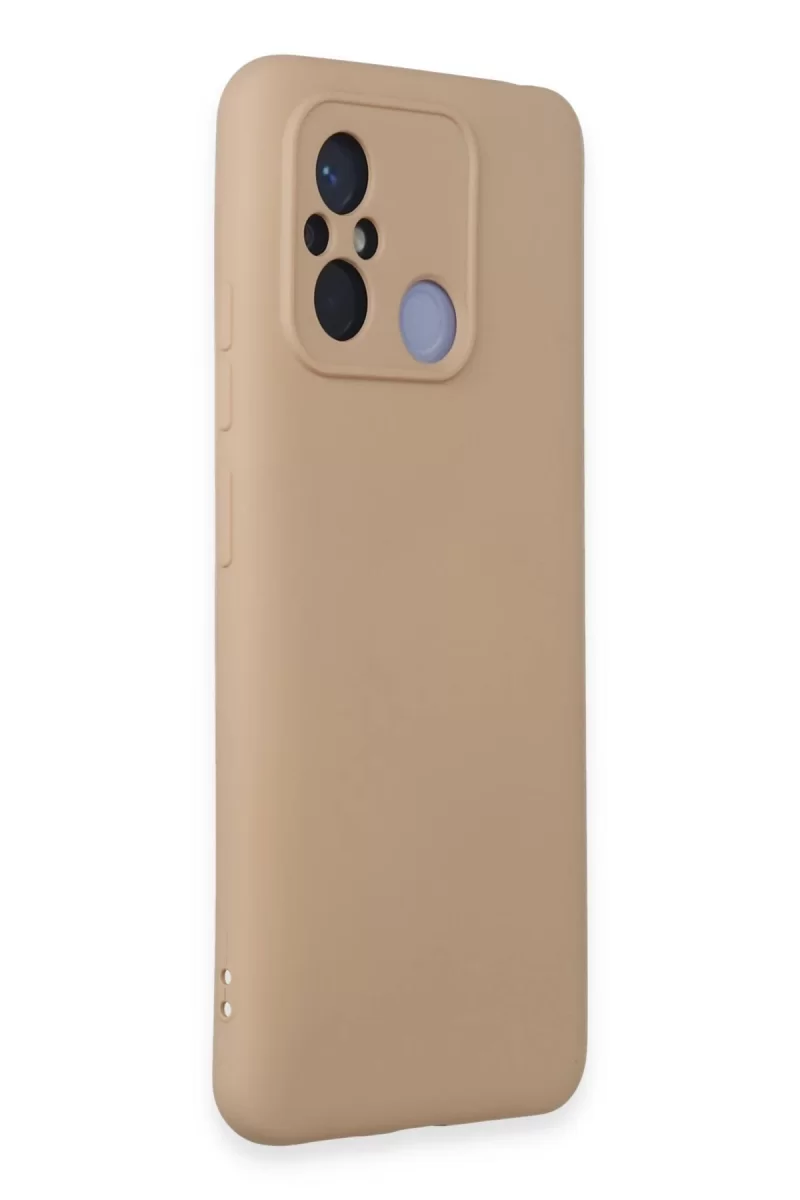 Newface Xiaomi Redmi 12C Kılıf Nano içi Kadife Silikon - Pudra