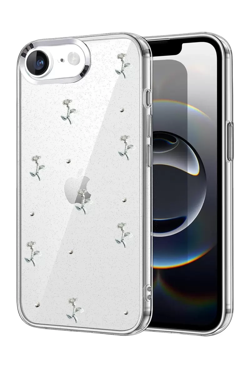 Newface Apple iPhone 16E Fiyonk Desenli Kapak - Desen 4