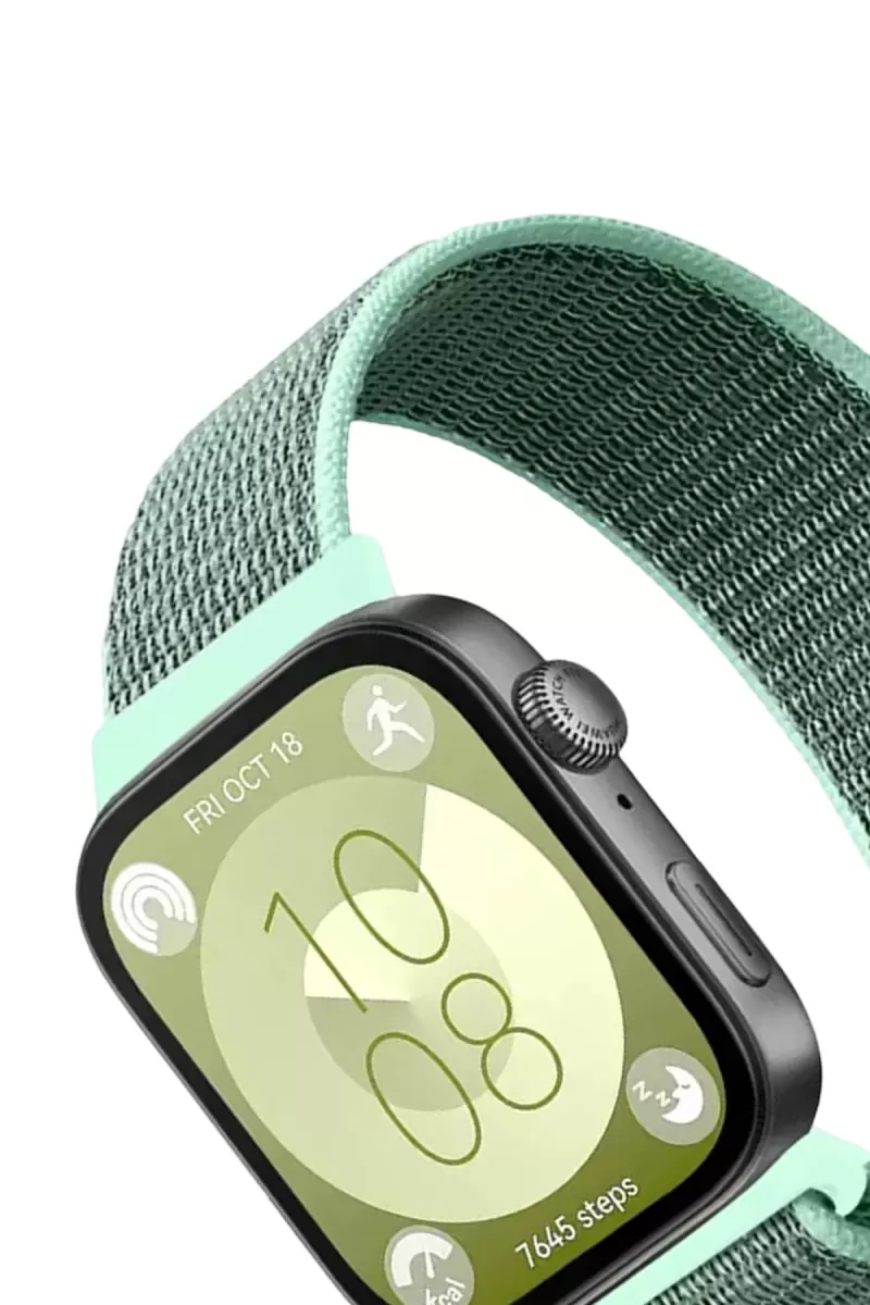 Newface Huawei Fit 4 Hasırlı Cırtcırtlı Kordon - Turkuaz
