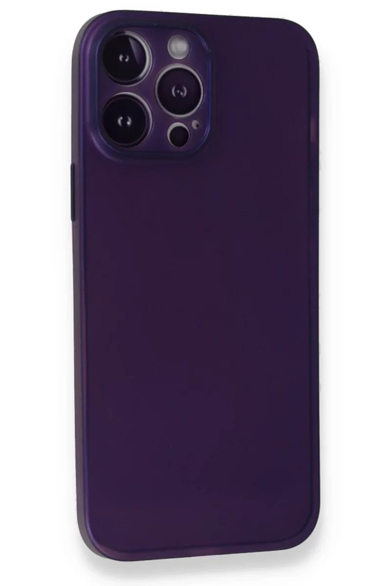 Newface Apple iPhone 14 Pro Kılıf PP Ultra İnce Kapak - Mor