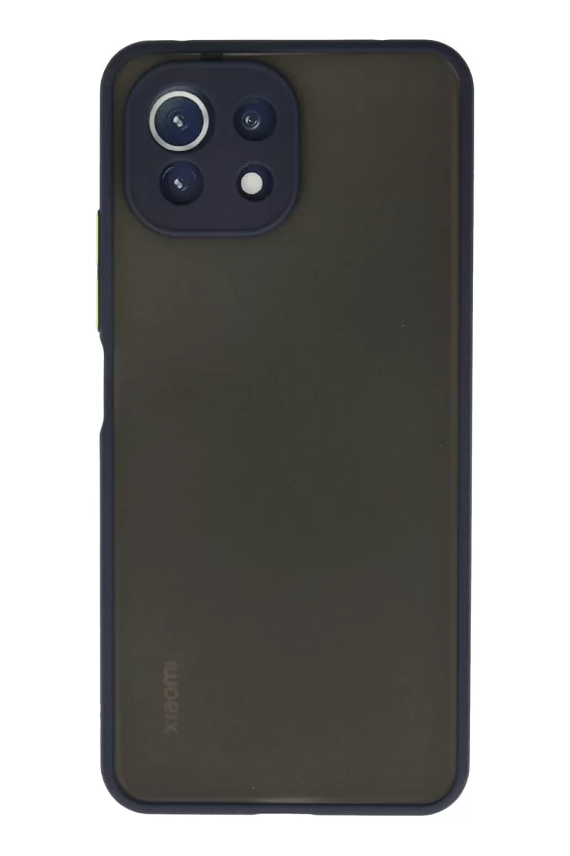 Newface Xiaomi Mİ 11 Lite Kılıf Montreal Silikon Kapak - Lacivert