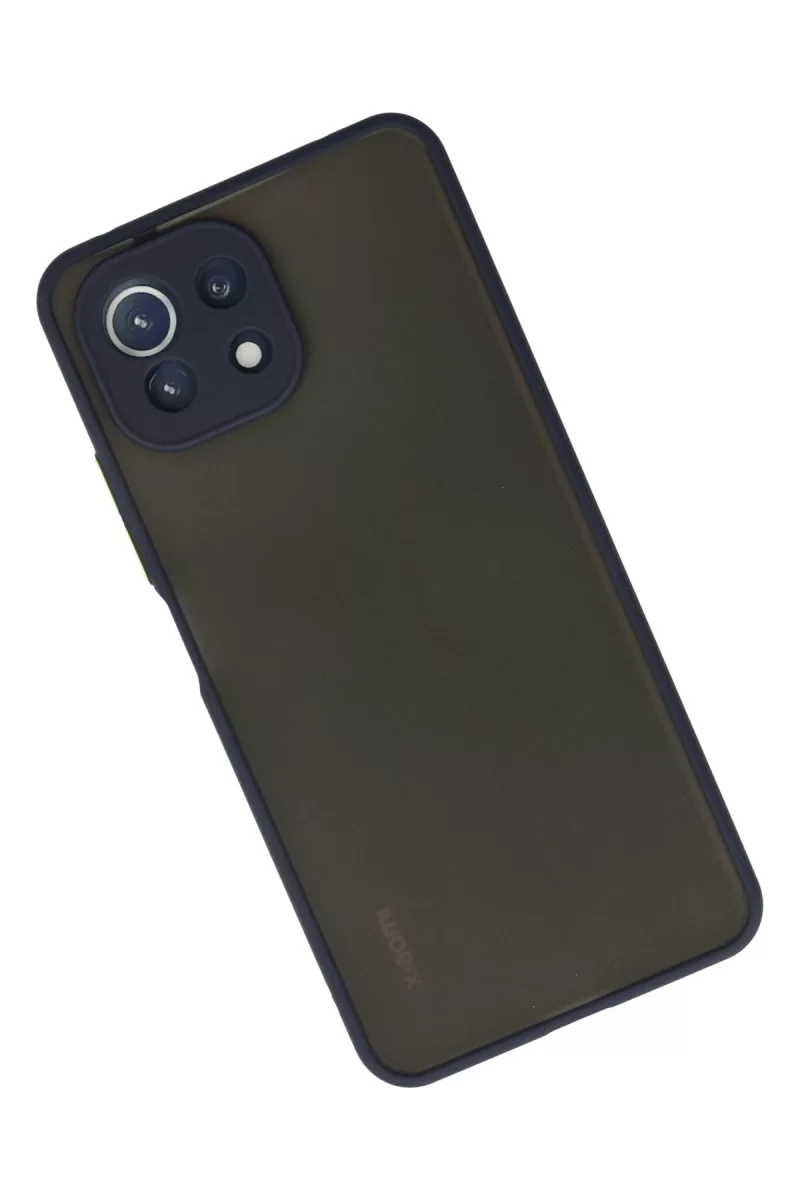 Newface Xiaomi Mİ 11 Lite Kılıf Montreal Silikon Kapak - Lacivert