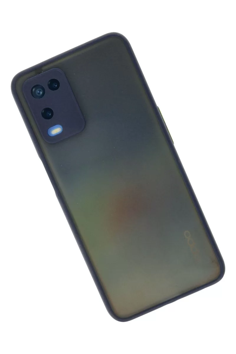 Newface Oppo A54 4G Kılıf Montreal Silikon Kapak - Lacivert