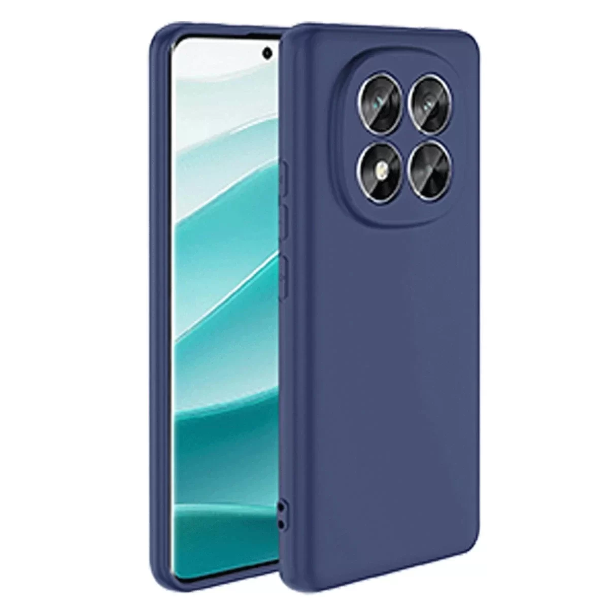 Newface Xiaomi Redmi Note 14 Pro 5G Kılıf Nano içi Kadife Silikon - Lacivert