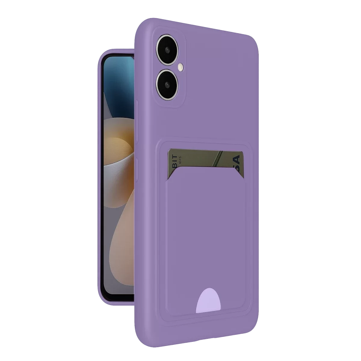 Newface Samsung Galaxy A05 Kelvin Kartvizitli Silikon - Lila