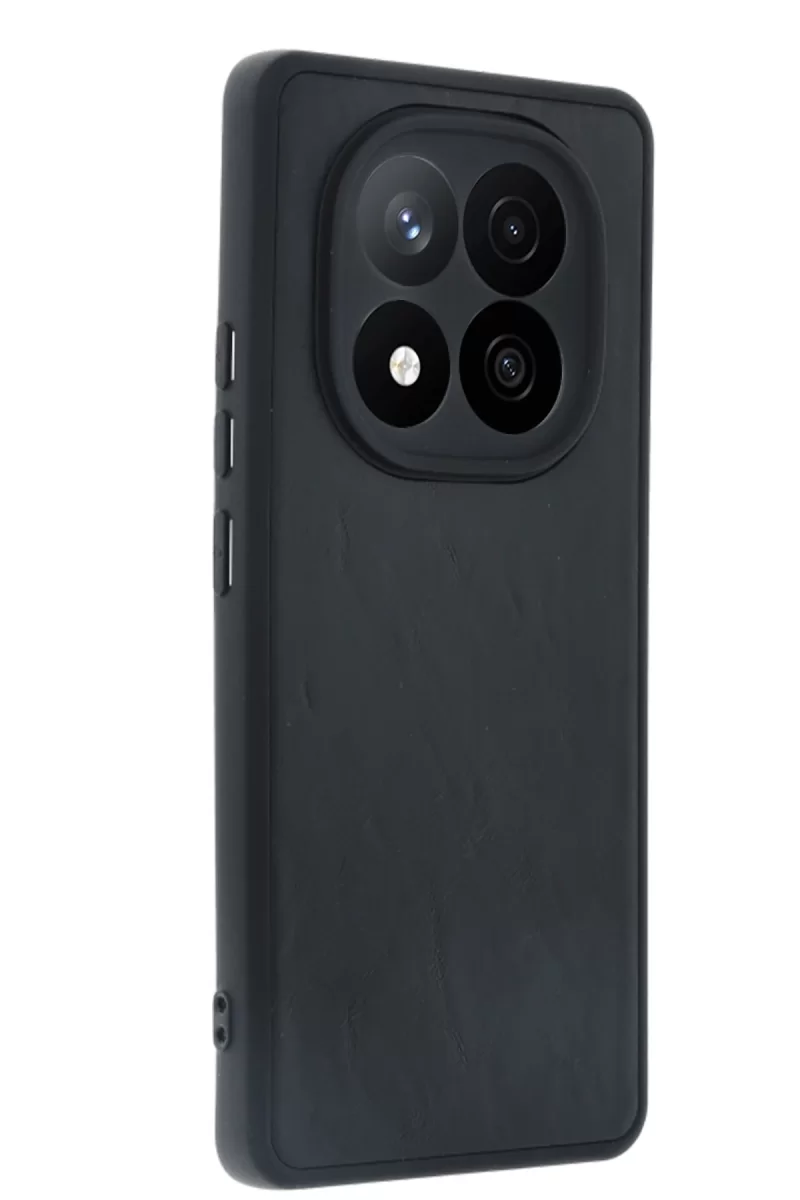 Newface Xiaomi Redmi Note 14 Pro 5G Kılıf Aras Deri Kapak - Siyah