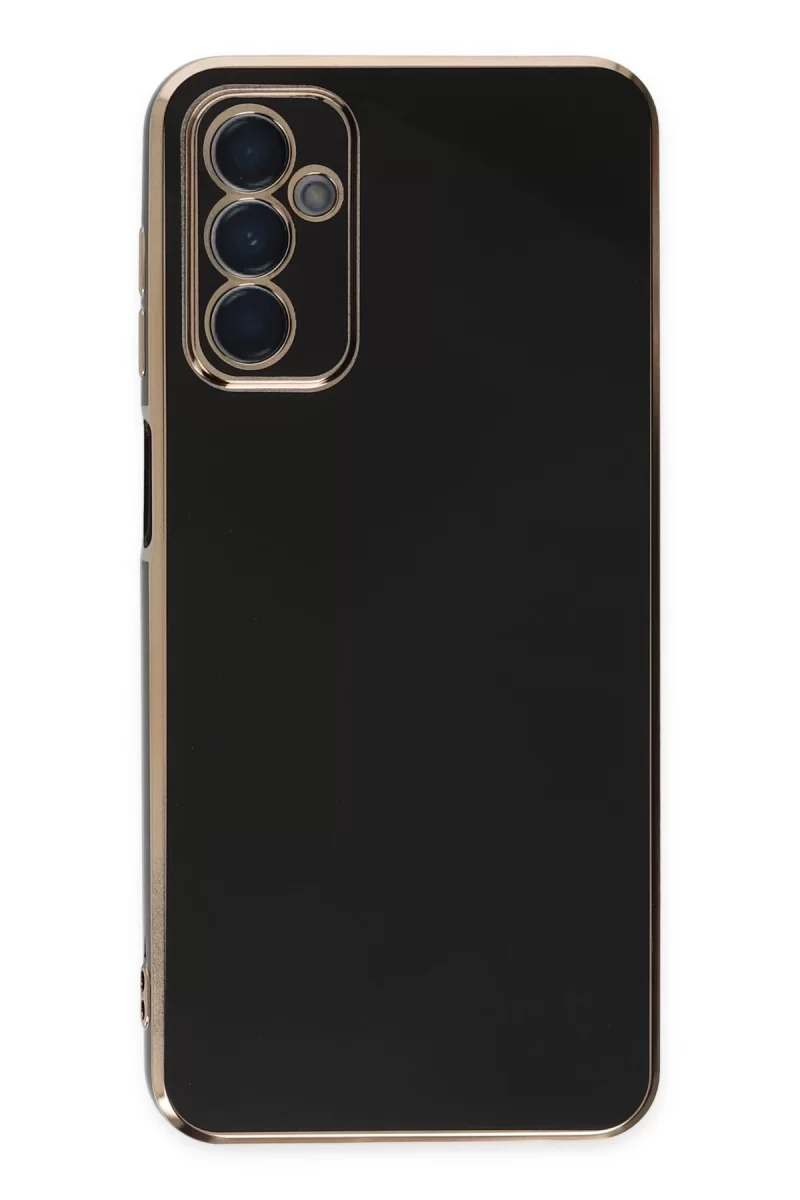 Newface Samsung Galaxy A04S Kılıf Volet Silikon - Siyah