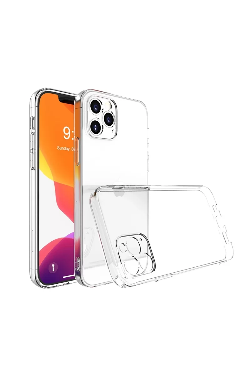 Newface Apple iPhone 14 Pro Kılıf Lüx Şeffaf Silikon