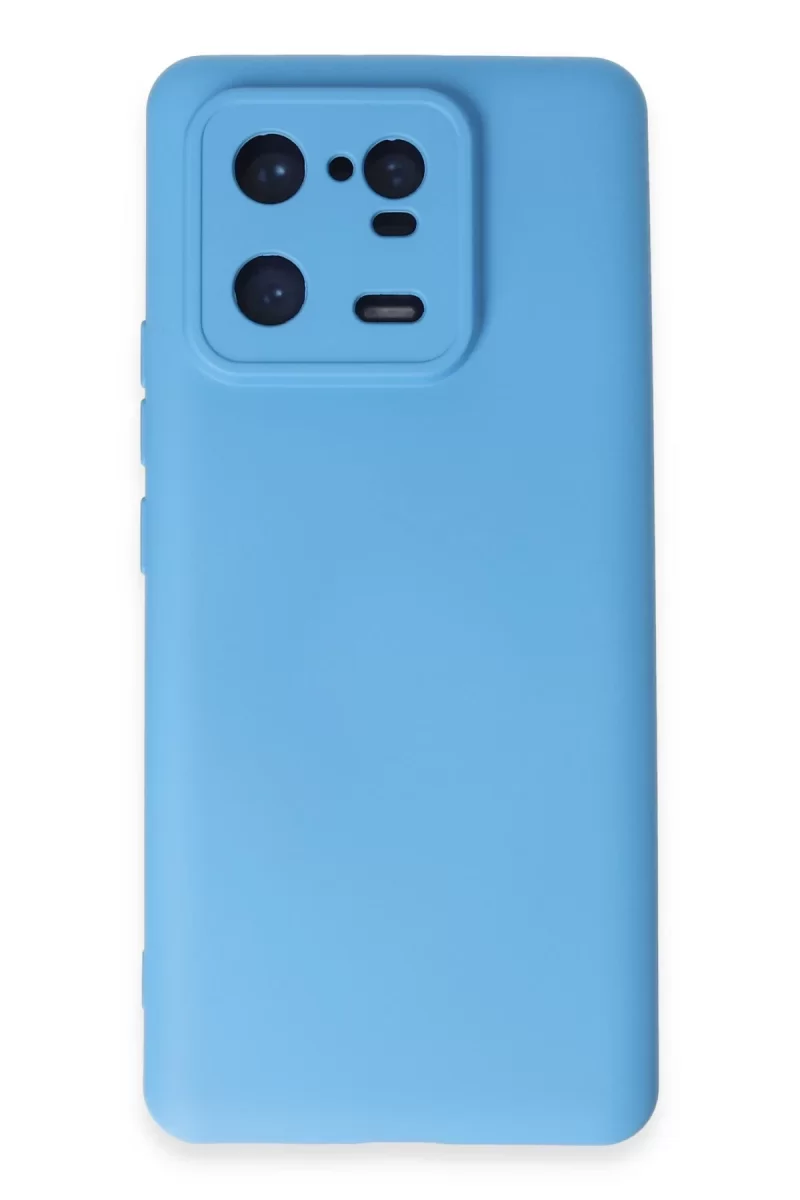 Newface Xiaomi Mi 13 Pro Kılıf Nano içi Kadife Silikon - Mavi