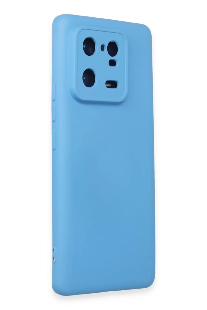 Newface Xiaomi Mi 13 Pro Kılıf Nano içi Kadife Silikon - Mavi