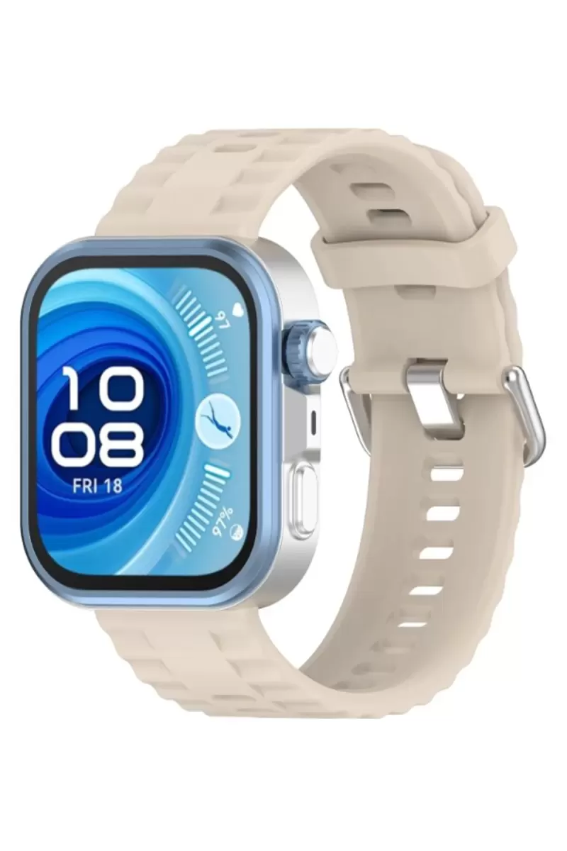 Newface Huawei Watch Fit 3 Klasik Kordon - Krem