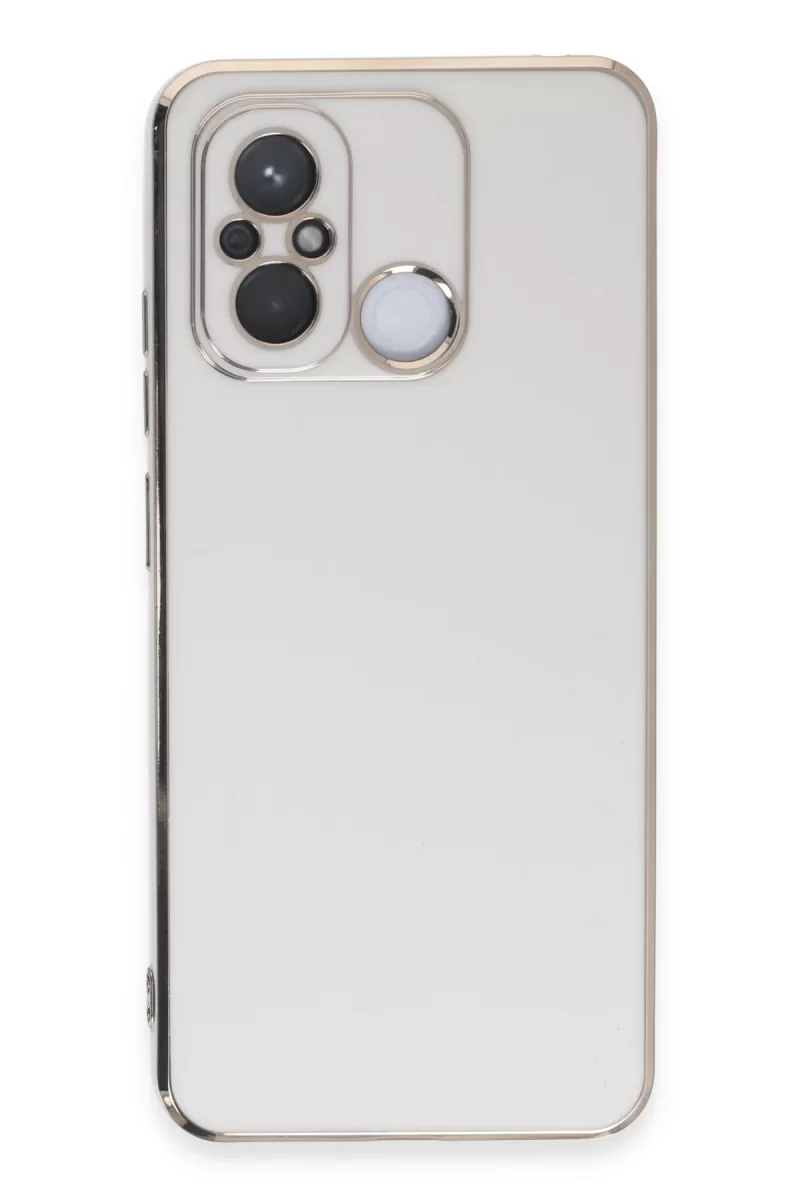 Newface Xiaomi Redmi 12C Kılıf Volet Silikon - Beyaz