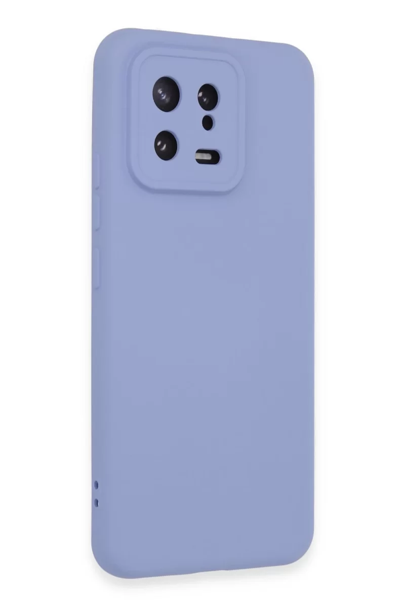 Newface Xiaomi Mi 13 Kılıf Nano içi Kadife Silikon - Lila