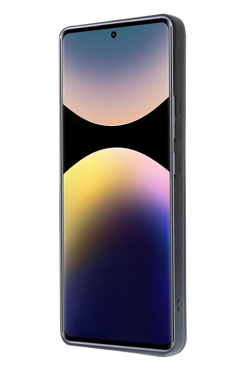 Newface Xiaomi Redmi Note 14 Pro 5G Kılıf Sara Kartvizitli Deri Kılıf - Siyah