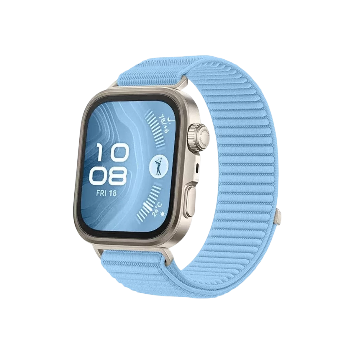 Newface Huawei Fit 4 Braid Kordon - Açık Mavi