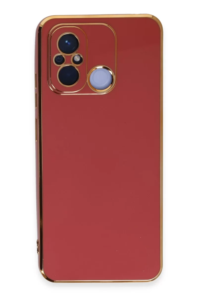 Newface Xiaomi Redmi 12C Kılıf Volet Silikon - Kırmızı