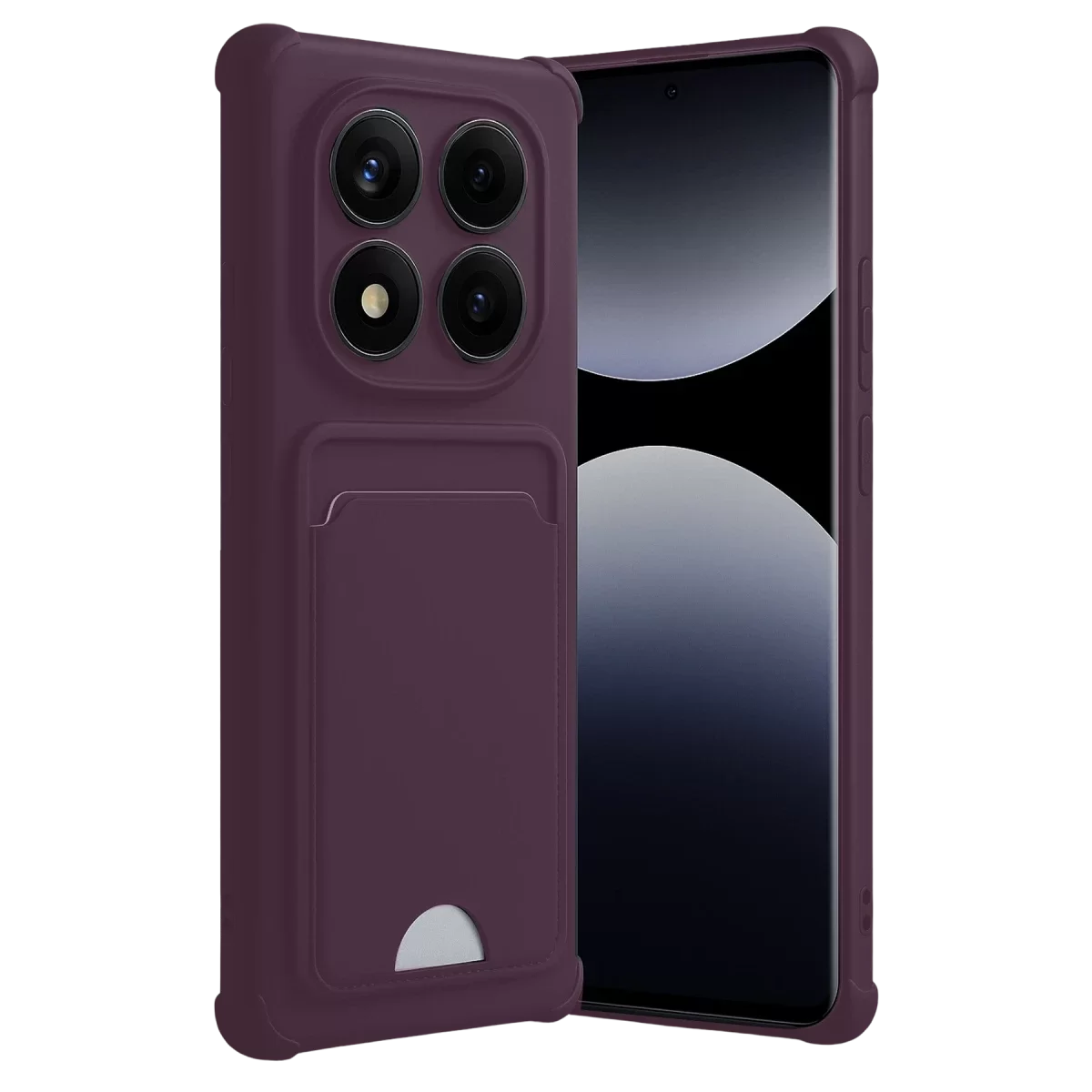 Newface Xiaomi Redmi Note 14 Pro 5G Kelvin Kartvizitli Silikon - Derin Mor