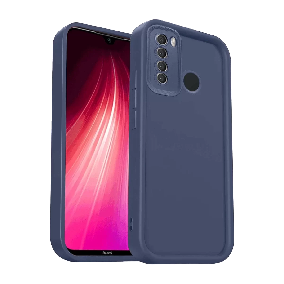 Newface Xiaomi Redmi Note 8 Kılıf Viera Silikon - Lacivert