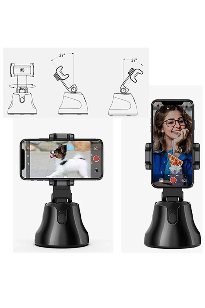 Newface Apai Genie 360 Derece Takip Etme Özellikli Selfie Gimbal - Siyah
