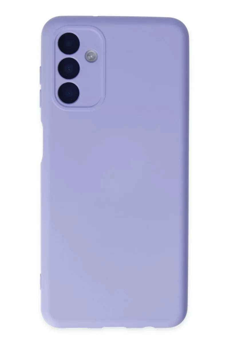 Newface Samsung Galaxy A04S Kılıf Nano içi Kadife Silikon - Lila