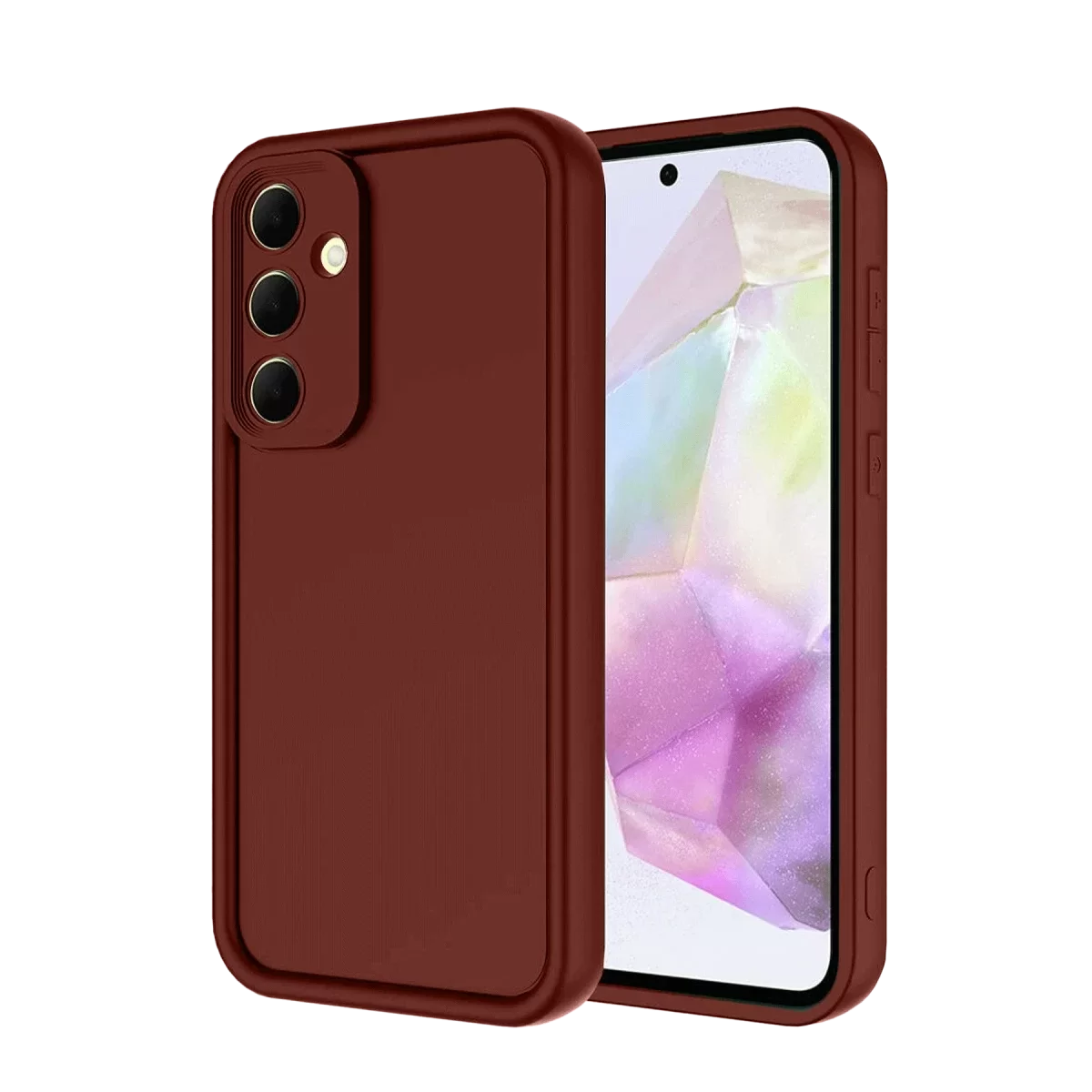 Newface Samsung Galaxy A26 Kılıf Viera Silikon - Bordo