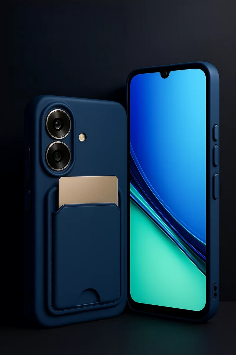Newface Realme Note 60 Kelvin Kartvizitli Silikon - Siyah