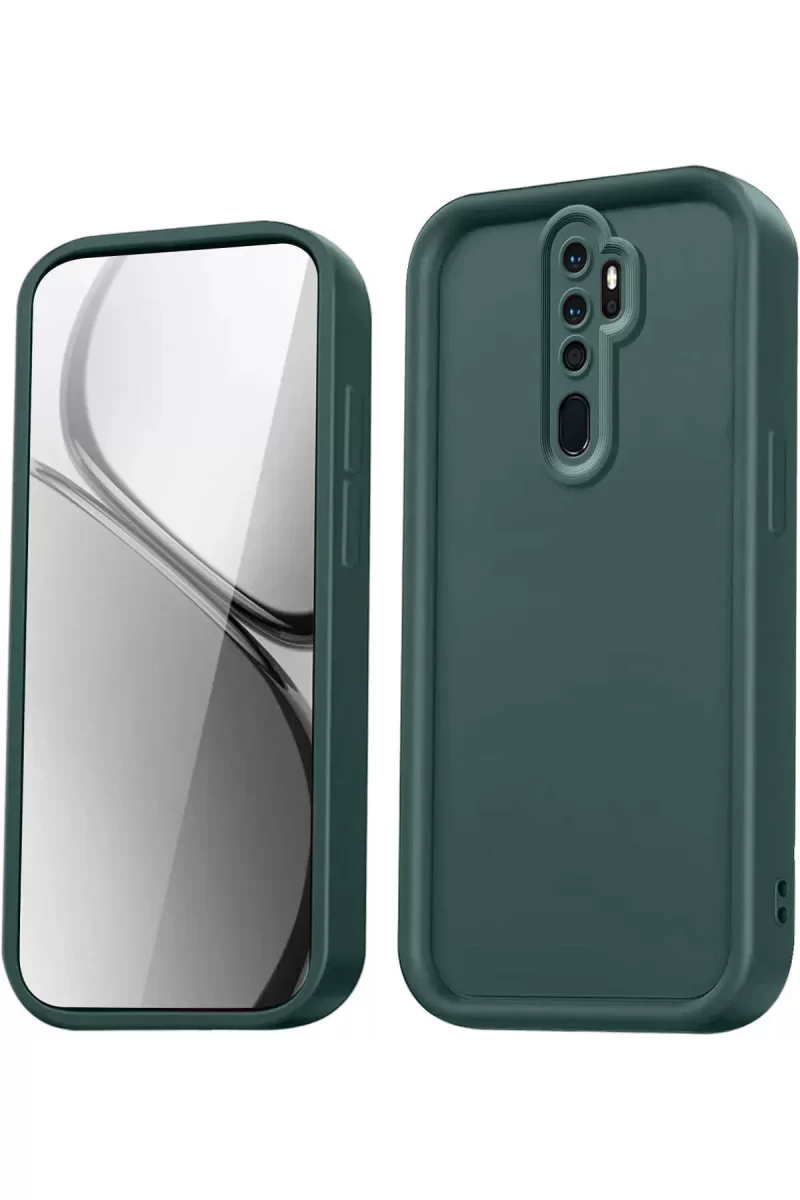 Newface Xiaomi Redmi Note 8 Pro Kılıf Viera Silikon - Koyu Yeşil